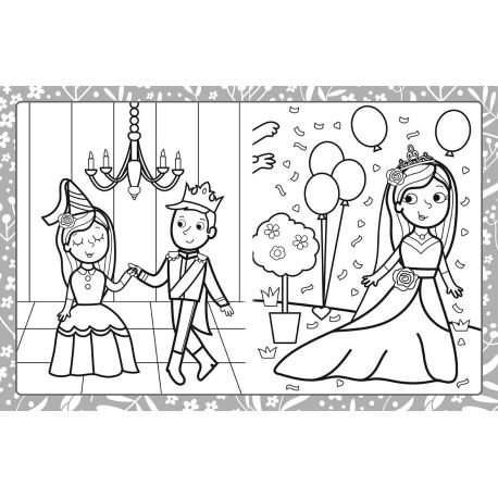 PRINCESSES MEGATASTIC COLORIAGES