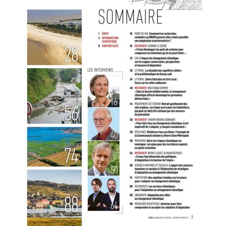 N28 CHANGEMENT CLIMATIQUE COMMENT S'ADAPTER ?