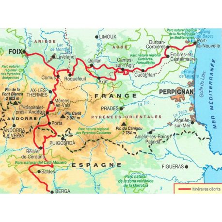 GR367/GR367A SENTIER CATHARE ET CHEMIN DES BONSHOMMES 367
