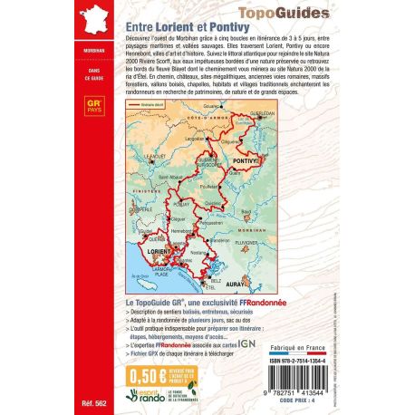 GR ENTRE LORIENT ET PONTIVY 562