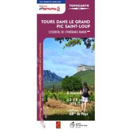 GRP TOURS DU PIC SAINT LOUP T341 TOPOCARTE