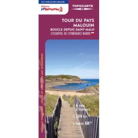 GRP TOUR DU PAYS MALOUIN T351 TOPOCARTE