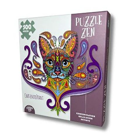 CHAT ENVOUTANT PUZZLE ZEN (500 PIECES)