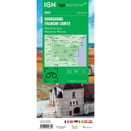 TOP250R09 - BOURGOGNE FRANCHE-COMTE MASSIF DU JURA / MASSIF DU MORVAN