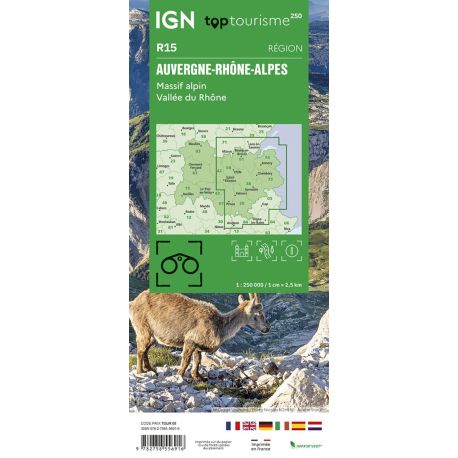 TOP250R15 - AUVERGNE RHONE ALPES MASSIF ALPIN / VALLEE DU RHONE