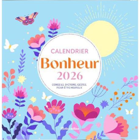 CALENDRIER MURAL BONHEUR 2026
