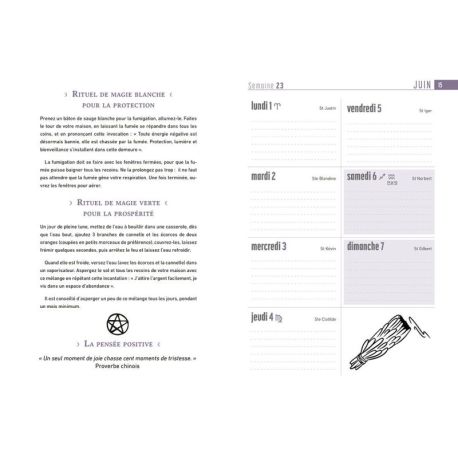 AGENDA SORCIERE 2026