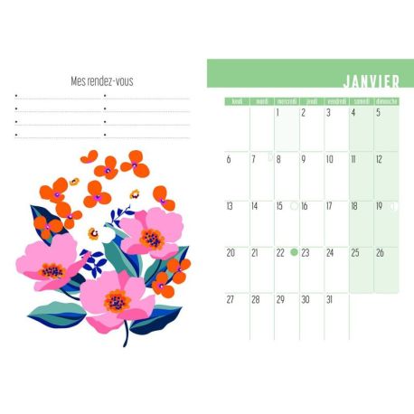 AGENDA FLEURS 2026