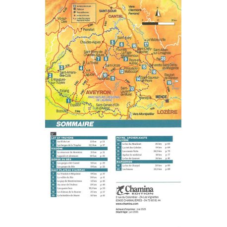 BOUCLES A VELO - AUBRAC MARGERIDE VALLEE DU LOT