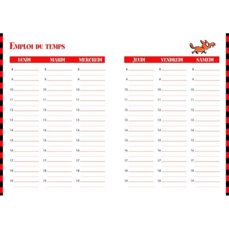AGENDA SCOLAIRE 2025-2026 MAX ET LILI