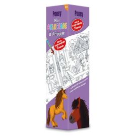 PONEY - MON COLORIAGE A DEROULER - 142CM X 21CM