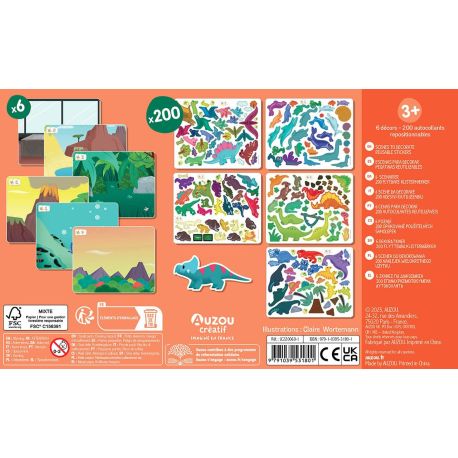 DINOSAURES - MES AUTOCOLLANTS 200