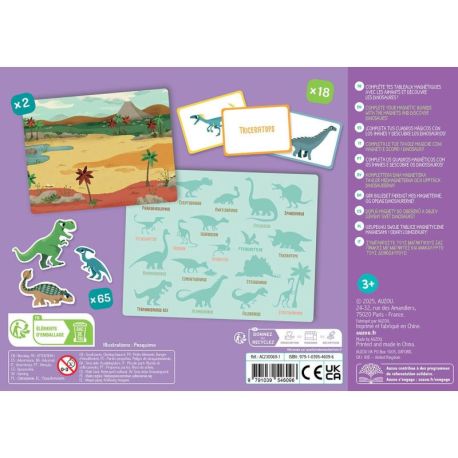 LES DINOSAURES - MON PETIT COFFRET AIMANTE