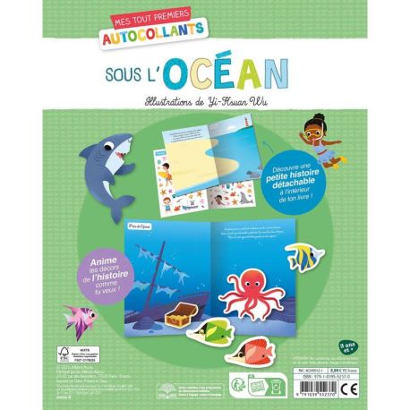 SOUS L'OCÉAN - MES TOUT 1ERS AUTOCOLLANTS