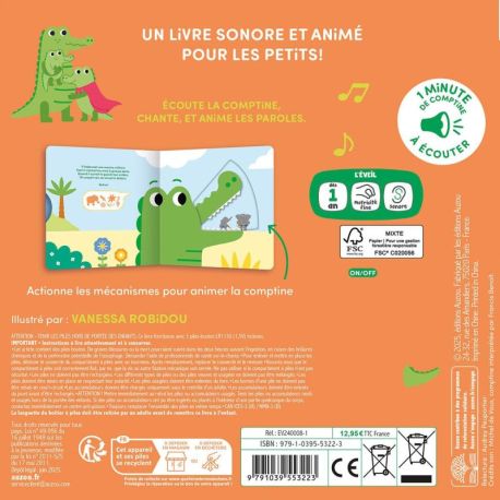MA COMPTINE ANIMEE AH ! LES CROCODILES