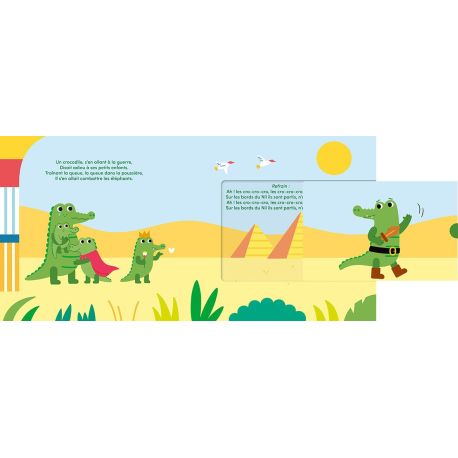 MA COMPTINE ANIMEE AH ! LES CROCODILES