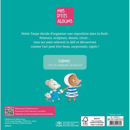 PETITE TAUPE ET L'EXPOSITION DE LA FORET