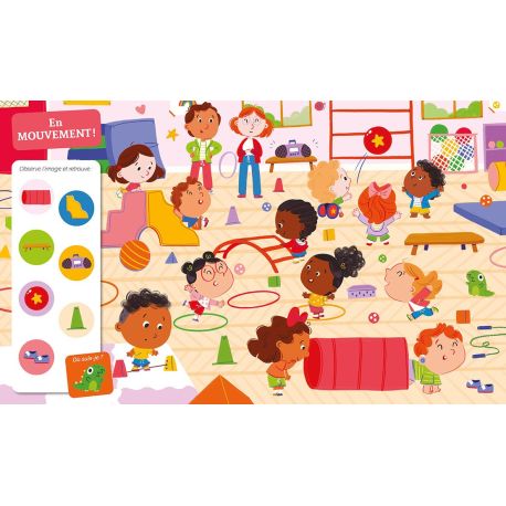 CHERCHE ET TROUVE DES TOUTS PETITS A LA MATERNELLE