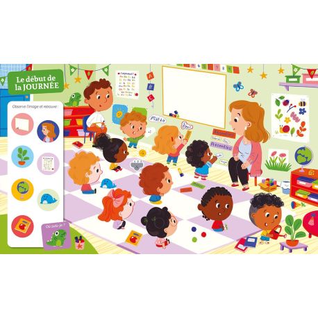 CHERCHE ET TROUVE DES TOUTS PETITS A LA MATERNELLE