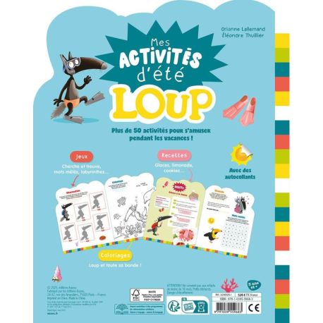 LOUP - MES ACTIVITES D'ETE