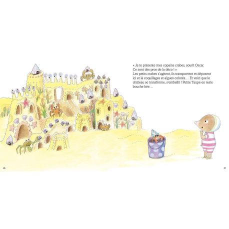 PETITE TAUPE ET LE CONCOURS DE CHATEAUX DE SABLE