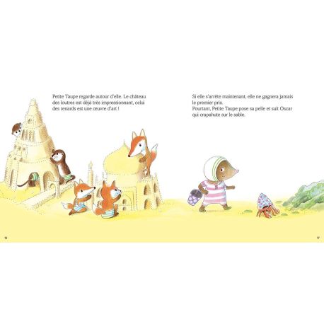 PETITE TAUPE ET LE CONCOURS DE CHATEAUX DE SABLE