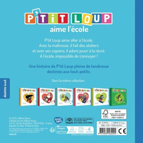 P'TIT LOUP AIME L'ECOLE