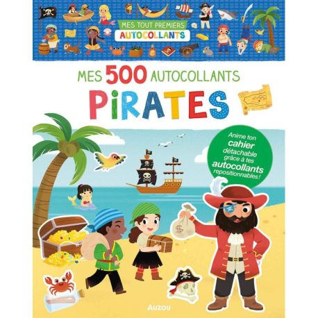 LES PIRATES MES 500 AUTOCOLLANTS