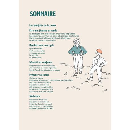 RANDONNEUSES - LE GUIDE - SE LIBERER SUR LES SENTIERS