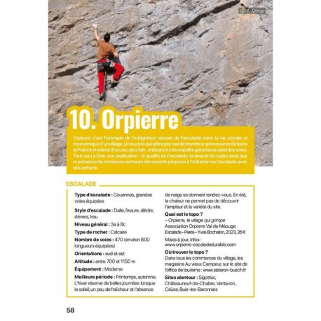 ESCALADE EN FRANCE LES PLUS BEAUX SITES