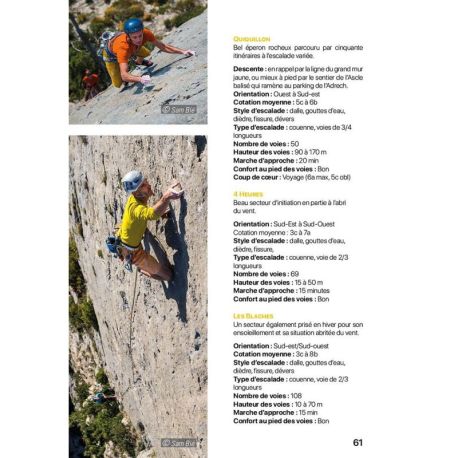 ESCALADE EN FRANCE LES PLUS BEAUX SITES
