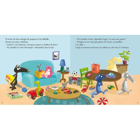 COFFRET MES ETONNANTES HISTOIRES DE LOUP AVEC 1 PELUCHE & 1 POSTER