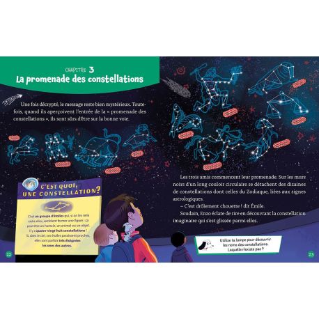 MON ROMAN ENIGME - MES PREMIERES ENQUETES DANS L'ESPACE