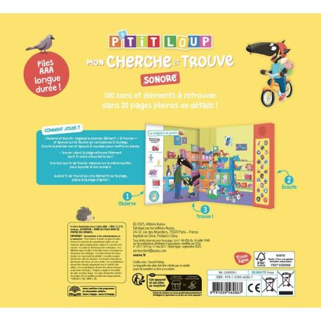 P'TIT LOUP - MON CHERCHE ET TROUVE SONORE