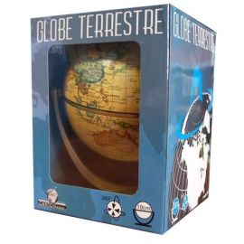 PACK 6 GLOBES 10 CM TOURNANT ANTIQUE