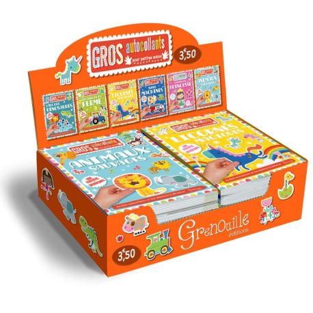 GROS AUTOCOLLANTS POUR PETITES MAINS 24 EX