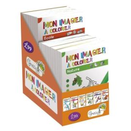 BOITE PLEINE MON IMAGIER A COLORIER 36 EX (6EX/TITRE - 6 TITRES)