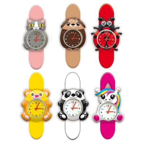 DISPLAY 12 MONTRES SLAP 3D ANIMAUX