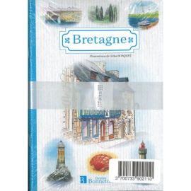 LOT DE 10 BRETAGNE CARNET DE NOTES