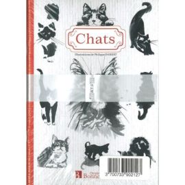 LOT DE 10 CHATS CARNET DE NOTES