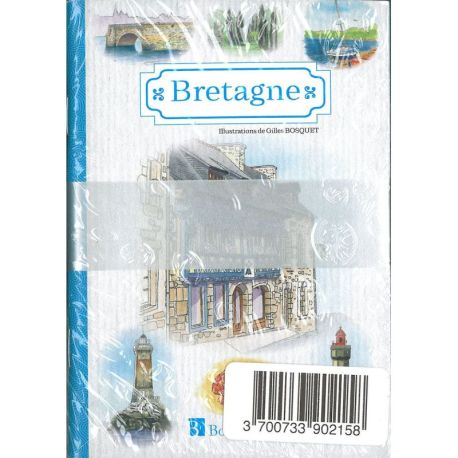 LOT DE 10 BRETAGNE PETIT CARNET DE NOTES
