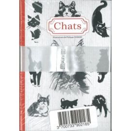 LOT DE 10 CHATS PETIT CARNET DE NOTES