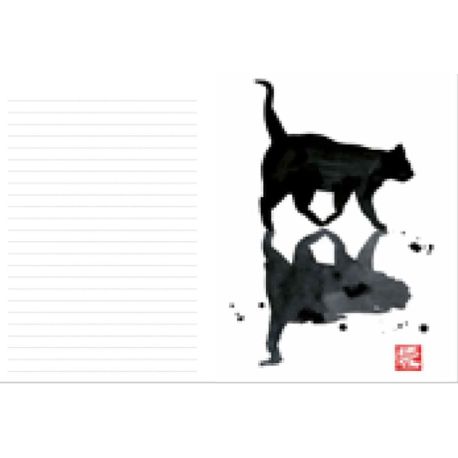 LOT DE 10 CHATS PETIT CARNET DE NOTES