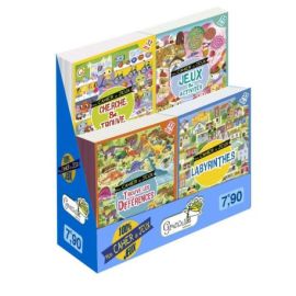 DISPLAY 24 EX MON CAHIER DE JEUX (6EX/TITRE - 4 TITRES)