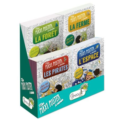 DISPLAY MON MAXI POSTER 40 EX (10EX/TITRE - 4 TITRES)S