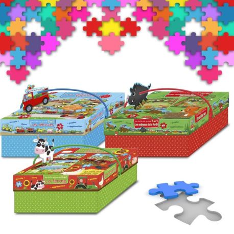 PACK PUZZLE BOX BOOK N APP 15 EX (5EX/TITRE - 3 TITRES)
