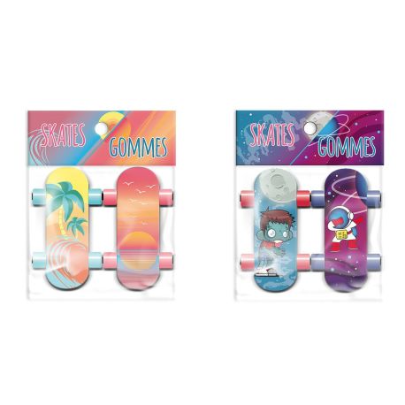 DISPLAY 24 SACHETS DE 2 SKATES GOMMES