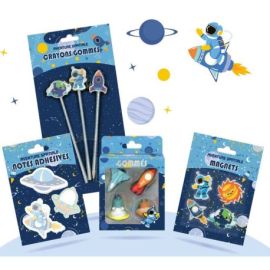 AVENTURE SPATIALE PACK PAPETERIE (4 MODELES / 10 EX)