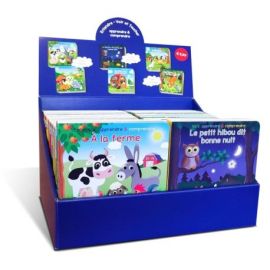 DISPLAY PLEIN 24EX LIVRE A TOUCHER SONORE ET LUMIERE (4EX/TITRE - 6TITRES)