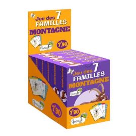 MONTAGNE - BOITE DE 6 EX JEU DES 7 FAMILLES